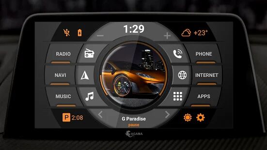 Скачать AGAMA Car Launcher - Разблокированная RU версия 2.8.1 бесплатно apk на Андроид