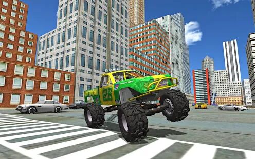 Скачать Monster Truck Stunts Driving Simulator - Максимальная RU версия 0.8 бесплатно apk на Андроид