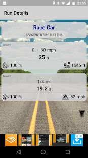 Скачать GPS Race Timer - Максимальная RU версия 1.72 бесплатно apk на Андроид