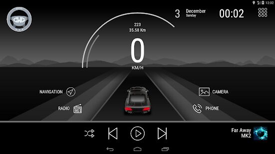 Скачать Road - theme for CarWebGuru launcher - Все функции Русская версия 1.0 бесплатно apk на Андроид