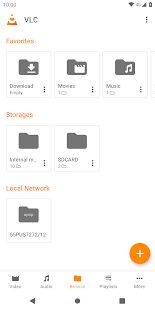 Скачать VLC for Android - Все функции RU версия Зависит от устройства бесплатно apk на Андроид