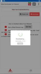 Скачать Video Downloader for Pinterest - Без рекламы Русская версия 12 бесплатно apk на Андроид
