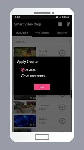 Скачать Smart Video Crop - Crop any part of any video - Полная Русская версия 2.0 бесплатно apk на Андроид