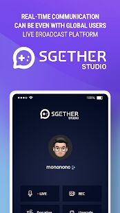 Скачать SGETHER Studio - Live Stream - Открты функции RU версия 1.2.9 бесплатно apk на Андроид