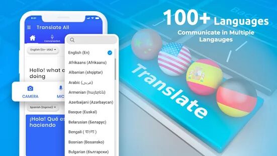 Скачать переводчик всех языков - голосовой переводчик - Все функции RU версия 1.4.4 бесплатно apk на Андроид