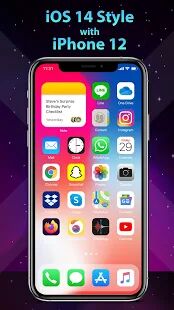 Скачать Phone 12 Launcher, OS 14 iLauncher, Control Center - Без рекламы RUS версия 7.2.8 бесплатно apk на Андроид