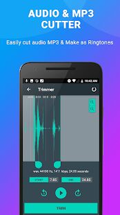 Скачать Запись голоса & Диктофон, Запись звука Аудио Резак - Полная RU версия Зависит от устройства бесплатно apk на Андроид