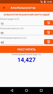 Скачать Алко Калькулятор самогонщика - Открты функции Русская версия 1.5.22 бесплатно apk на Андроид