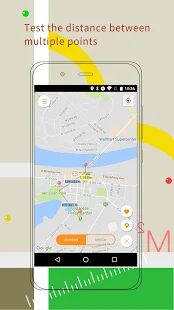 Скачать GPS Измеряйте расстояние и площадь на карте - Разблокированная RUS версия 1.9.1 бесплатно apk на Андроид