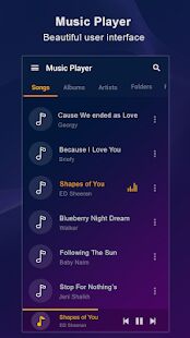 Скачать Music Player For Samsung - Разблокированная Русская версия 2.0 бесплатно apk на Андроид