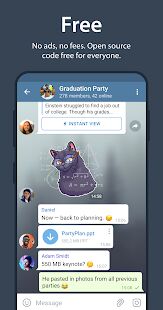 Скачать Telegram - Разблокированная RUS версия Зависит от устройства бесплатно apk на Андроид