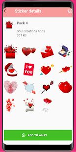 Скачать ❤️ WAStickerApps любовь, любовь стикер, романтично - Разблокированная RUS версия 3.0 бесплатно apk на Андроид