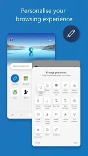 Скачать Microsoft Edge: Web Browser - Максимальная RU версия Зависит от устройства бесплатно apk на Андроид