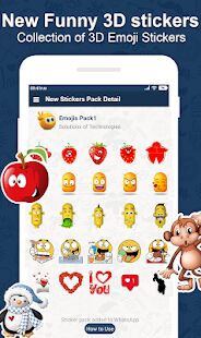 Скачать Big Emoji Stickers 2020 iSticker WAStickerApps - Разблокированная RU версия 2.8 бесплатно apk на Андроид