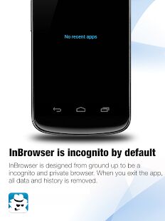 Скачать InBrowser - Инкогнито Просмотр - Открты функции RUS версия Зависит от устройства бесплатно apk на Андроид