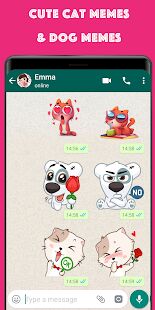 Скачать WAStickerApps мем наклейки, любовные наклейки - Все функции RUS версия 3.0 бесплатно apk на Андроид