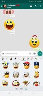 Скачать Emoji : наклейки для WhatsApp - WAStickerapps - Без рекламы Русская версия 1.7 бесплатно apk на Андроид