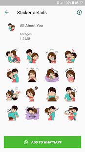 Скачать Love Story Stickers - WAStickerApps - Разблокированная RUS версия 1.0 бесплатно apk на Андроид