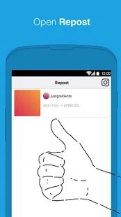 Скачать Repost for Instagram - Открты функции Русская версия 3.4.2 бесплатно apk на Андроид