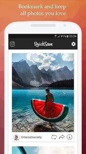 Скачать QuickSave ­- Скачать Instagram - Все функции RUS версия 2.4.1 бесплатно apk на Андроид